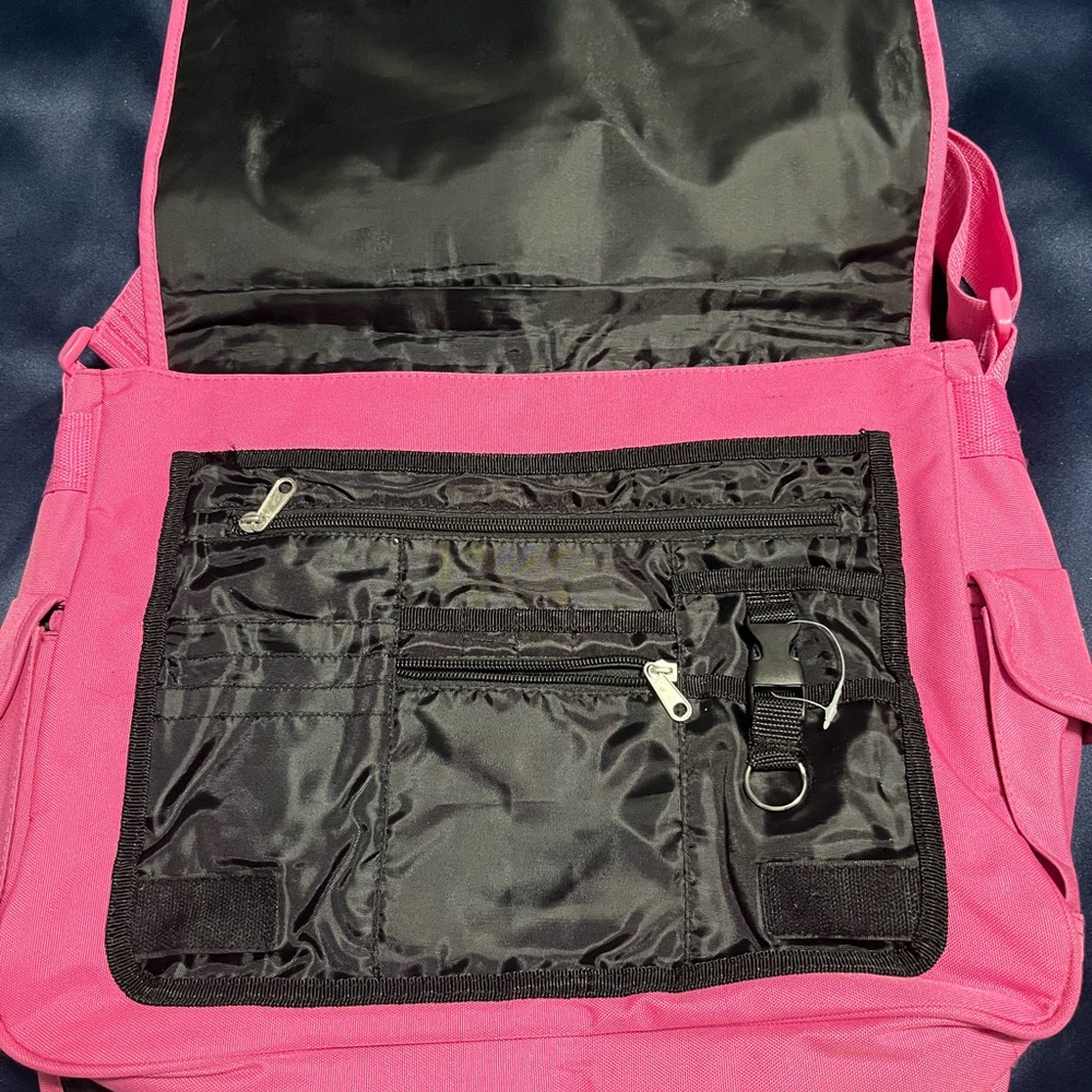 BONGO Pink and Purple Heart Star Laptop Bag - Picture 4 of 5